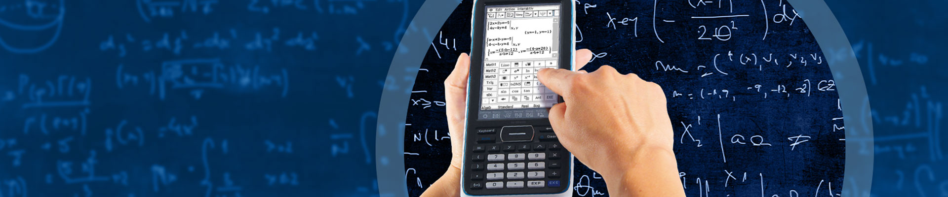 Übersicht im Quer&shy;format mit dem ClassPad II