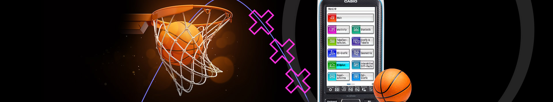 Treffsichere Analyse mit der Bildplot-Funktion im ClassPad II