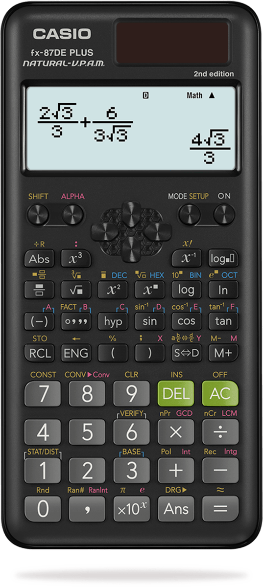 fx-87DE Plus 2nd edition
